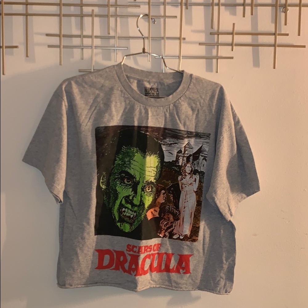 Dracula Print Crop Top